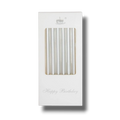Velas Metalicas Plata C/6