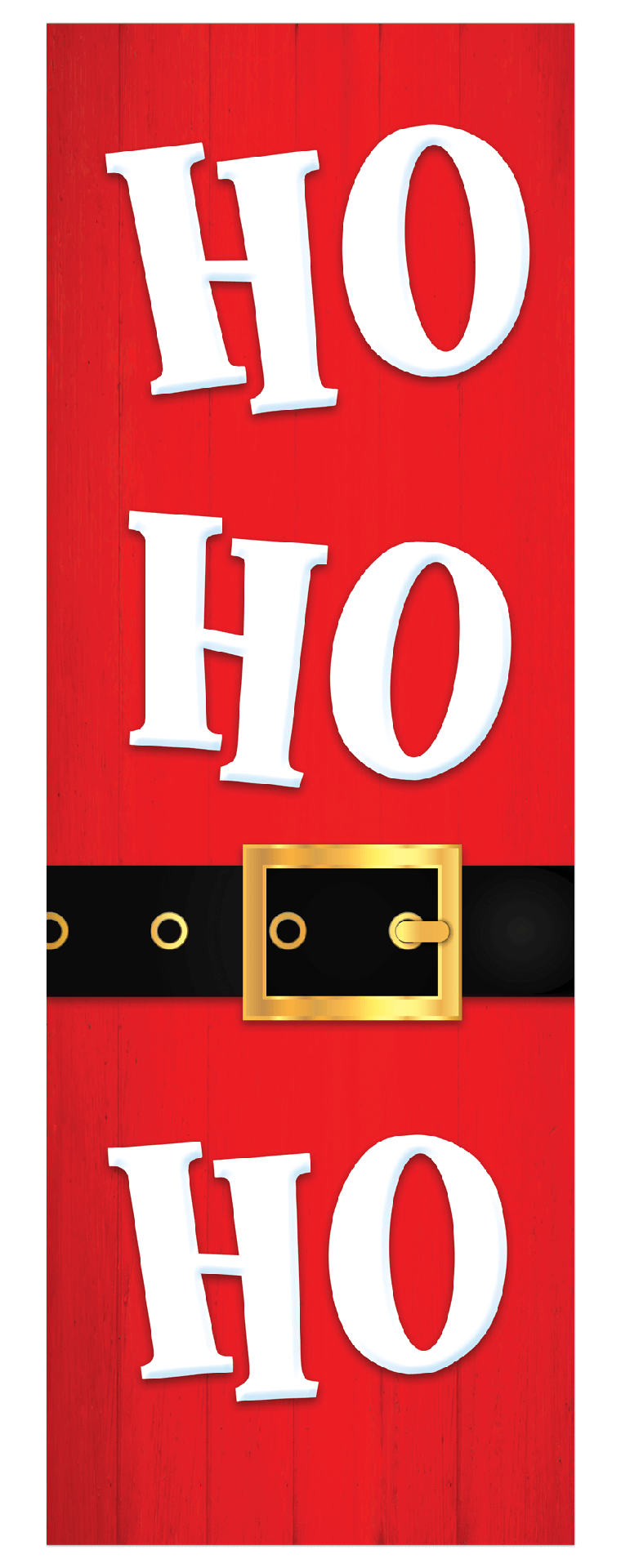 Decoracion De Puerta HoHoHo C/1