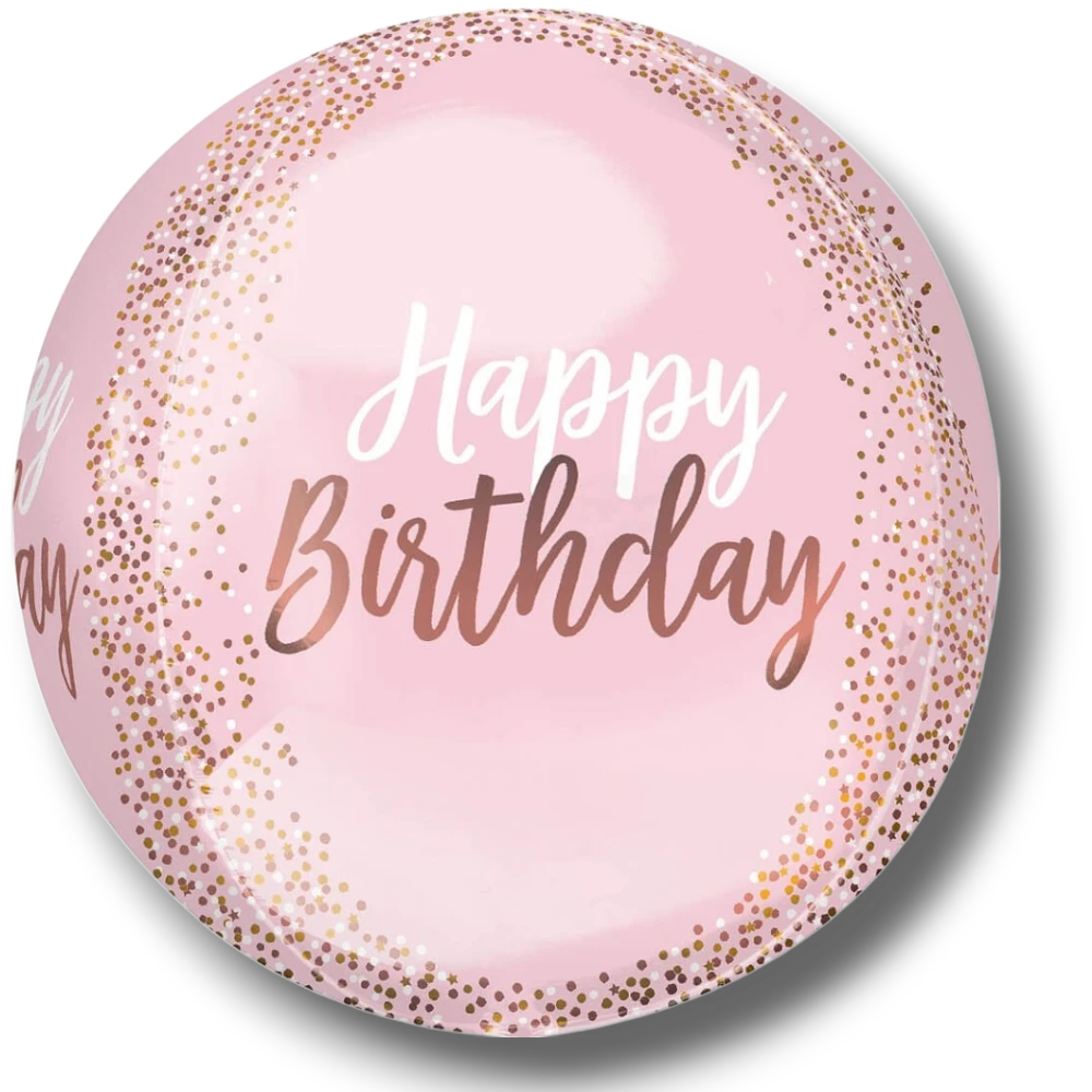 Orbz HBD Pink Gold Dots