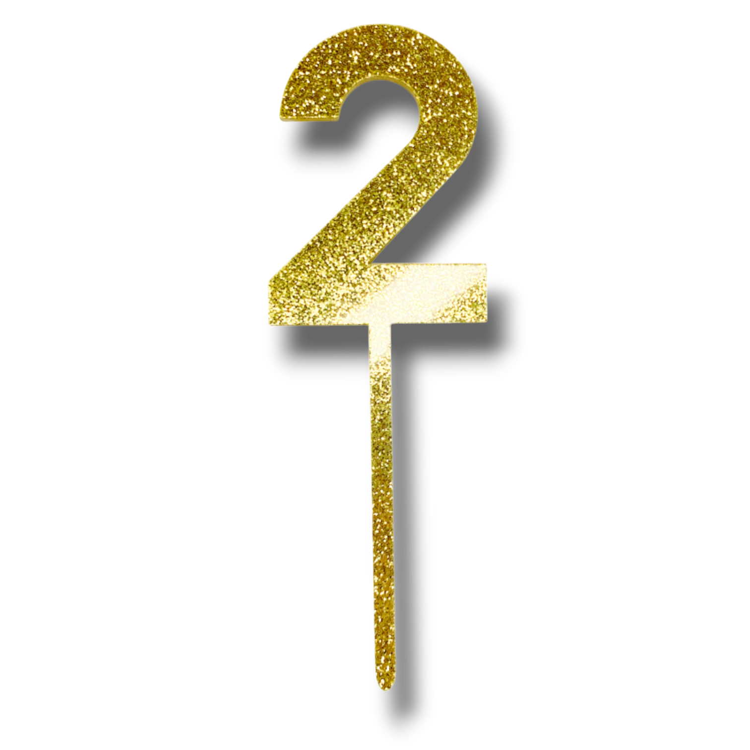 Cake Topper Numero 2 C/1