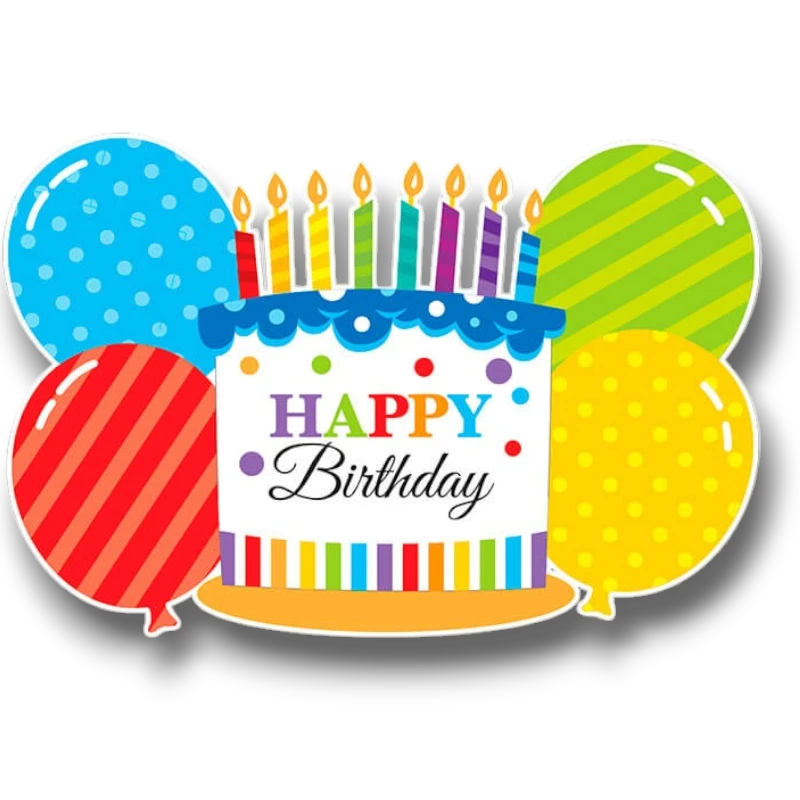 Bright Birthday Mobile Ornament C/1