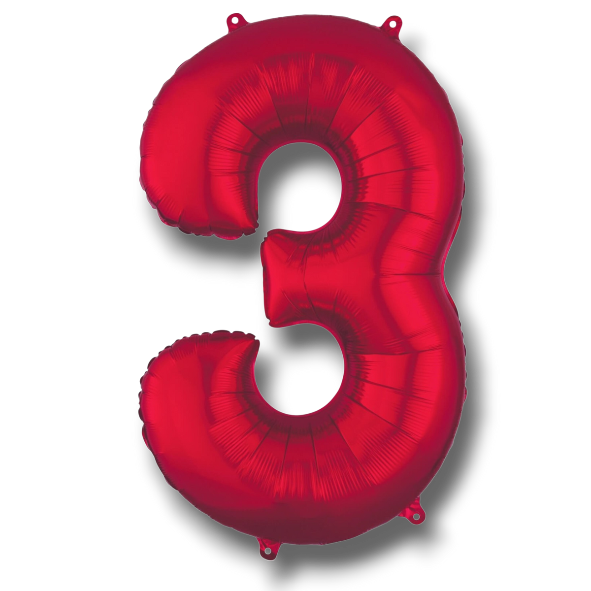 Balloon 36" Number 3 Red C/1