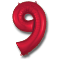 Balloon 36" Number 9 Red C/1