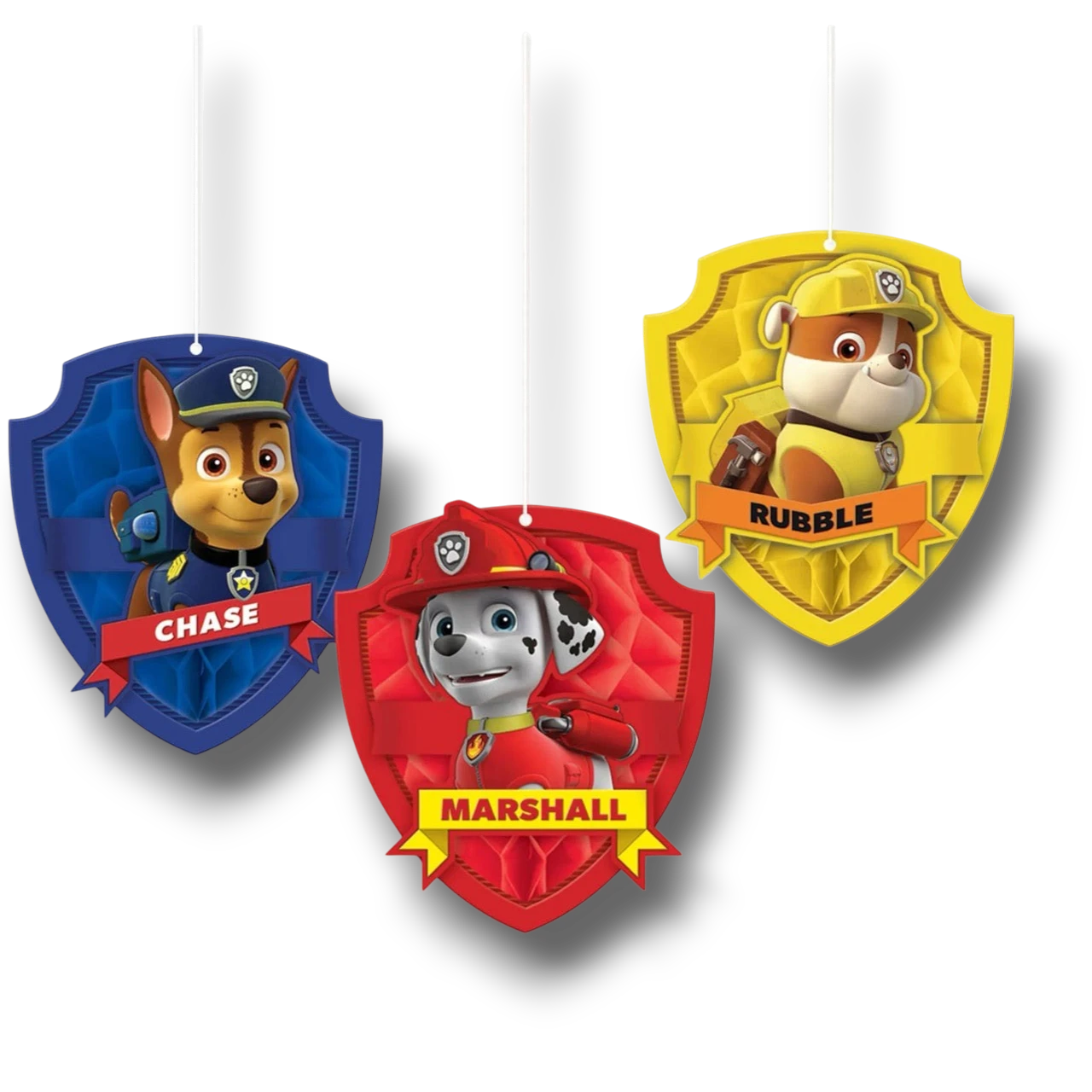 Honeycomb Decorations Paw Patrol C/3