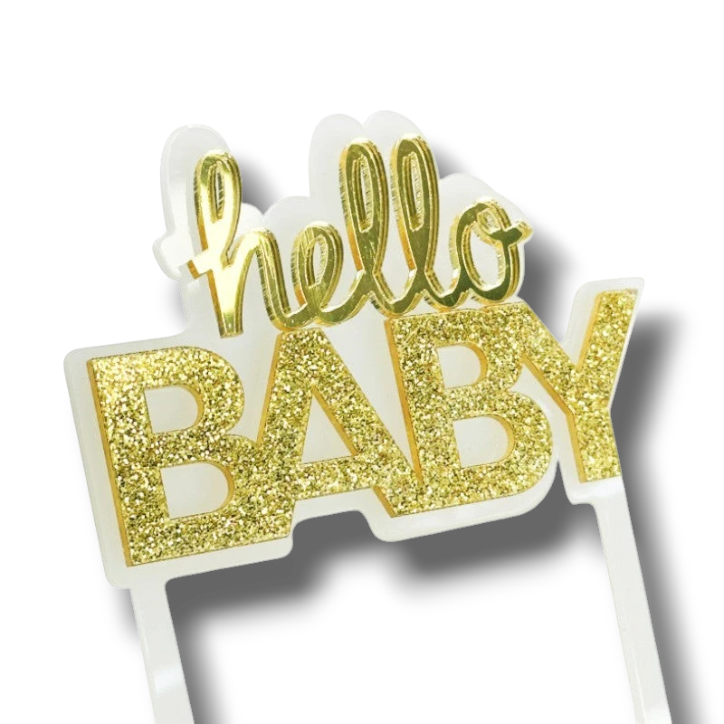 Hello Baby Cake Topper C/1