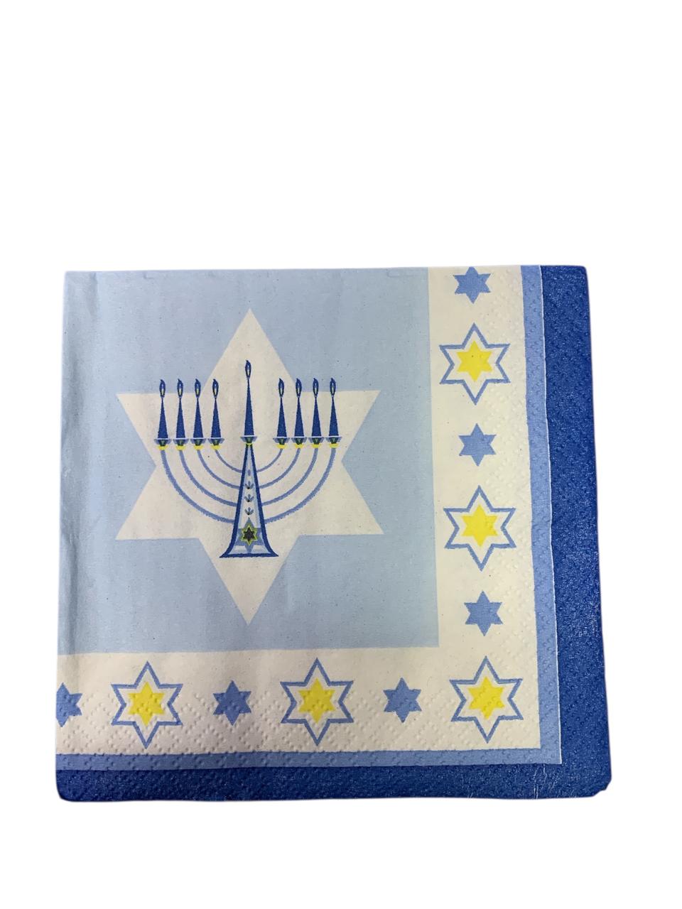 Servilleta CH Hanukkah Lights C/16