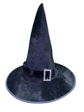 Sombrero De Bruja Negro Con Hebilla C/1