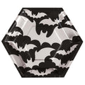 Plato 9" Foil Silver Bats C/20