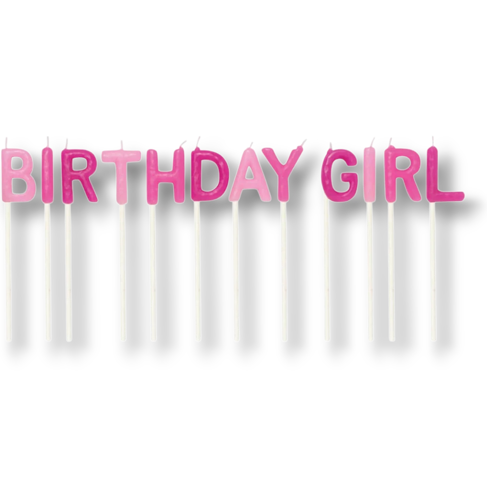 Birthday Girl Candle Figurine C/1
