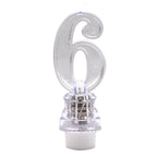 Vela Led Numero 6 C/1