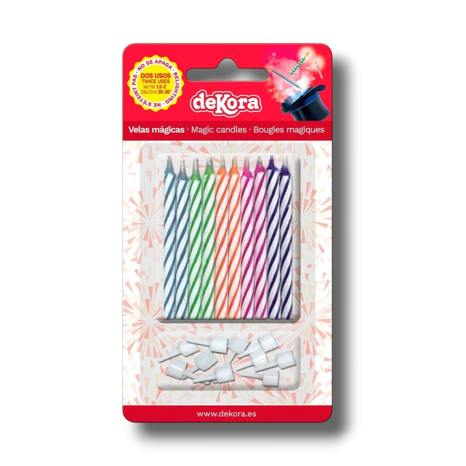 Multicolor Magic Candle (10 count)
