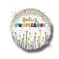 Globo 18" Velas De Estrellas De Cumpleaños C/1