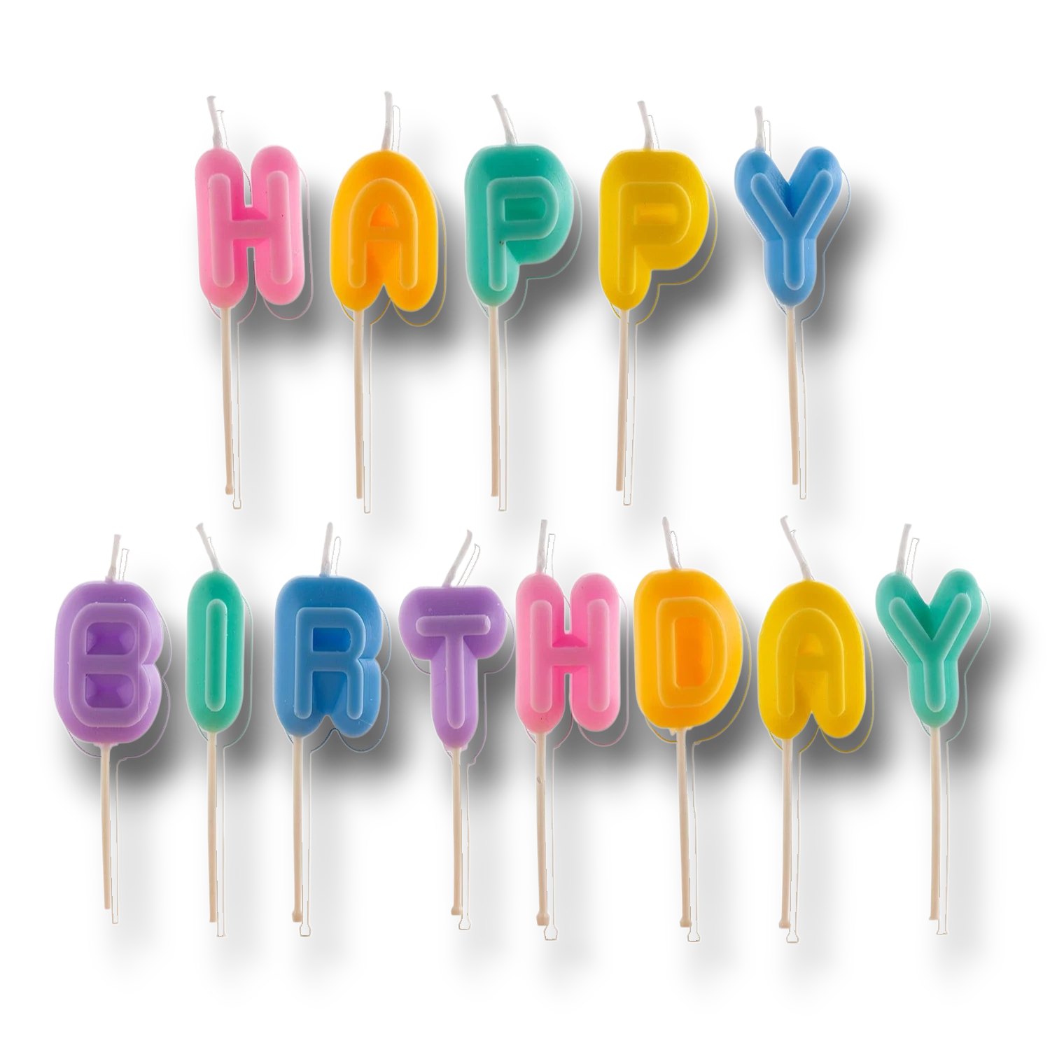 Happy Birthday Candle Colors C/13