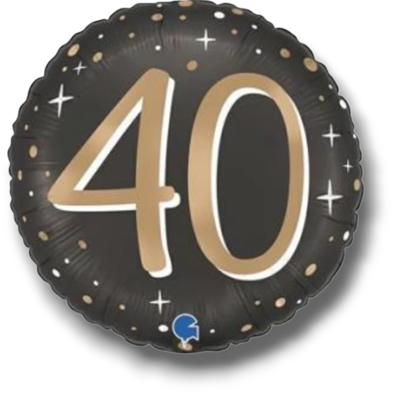 18" Sparkling Balloon 40 C/1