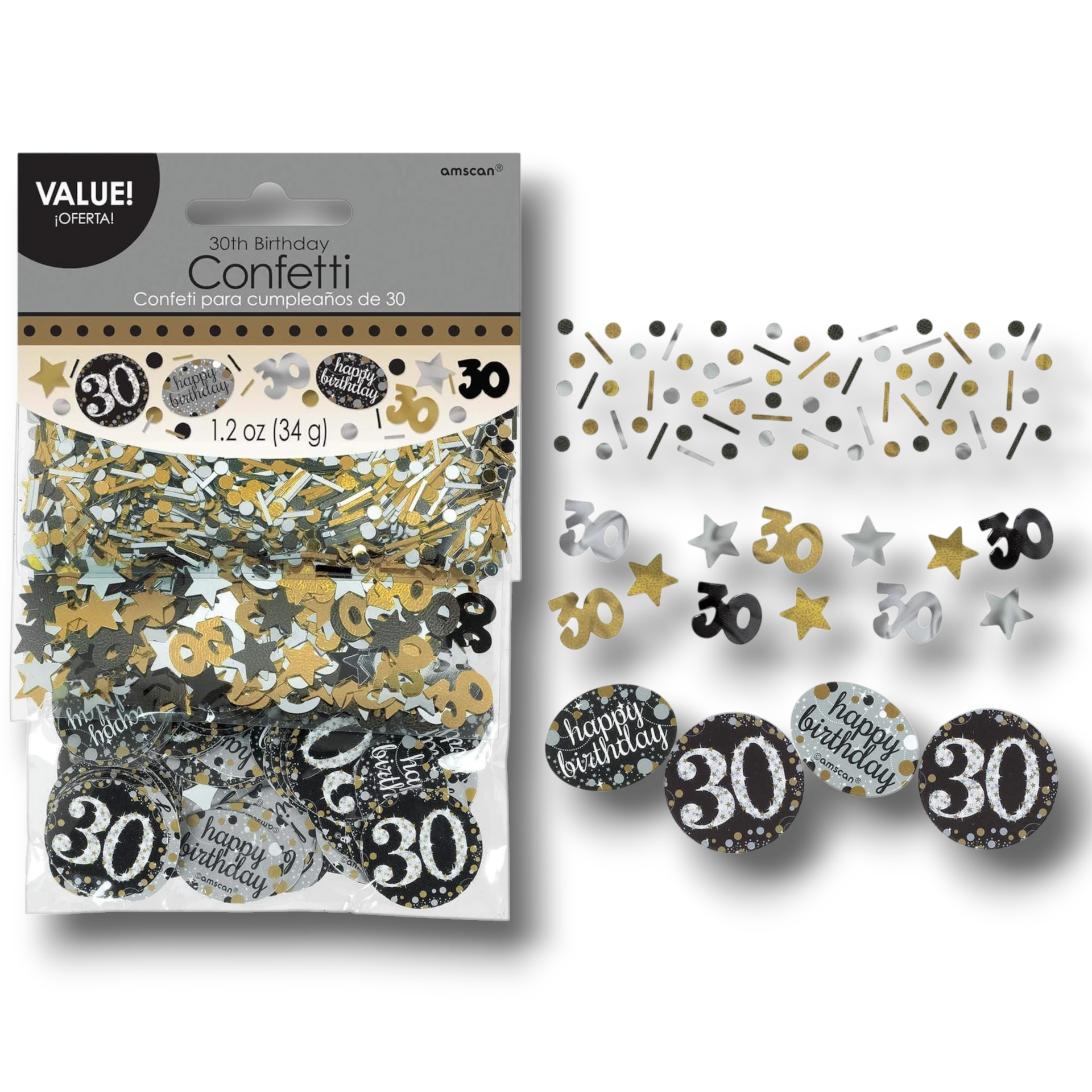 Confetti HBD 30s Sparkling Celebration C/1
