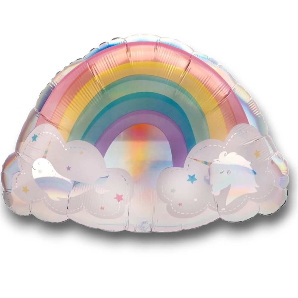 36" Silver Unicorn Balloon (1 per balloon)