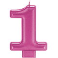 Magenta Number 1 Candle C/1