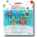 Vela Figura Estrellas C/5