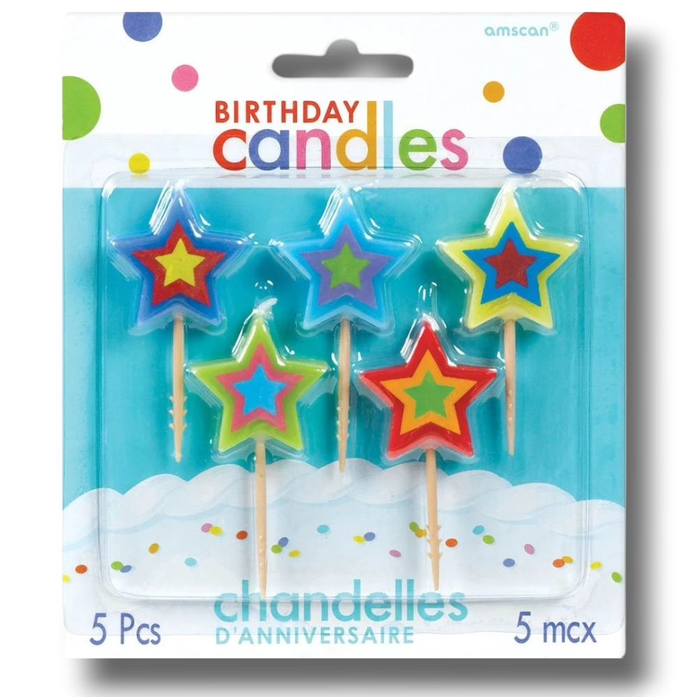 Star Figure Candle C/5