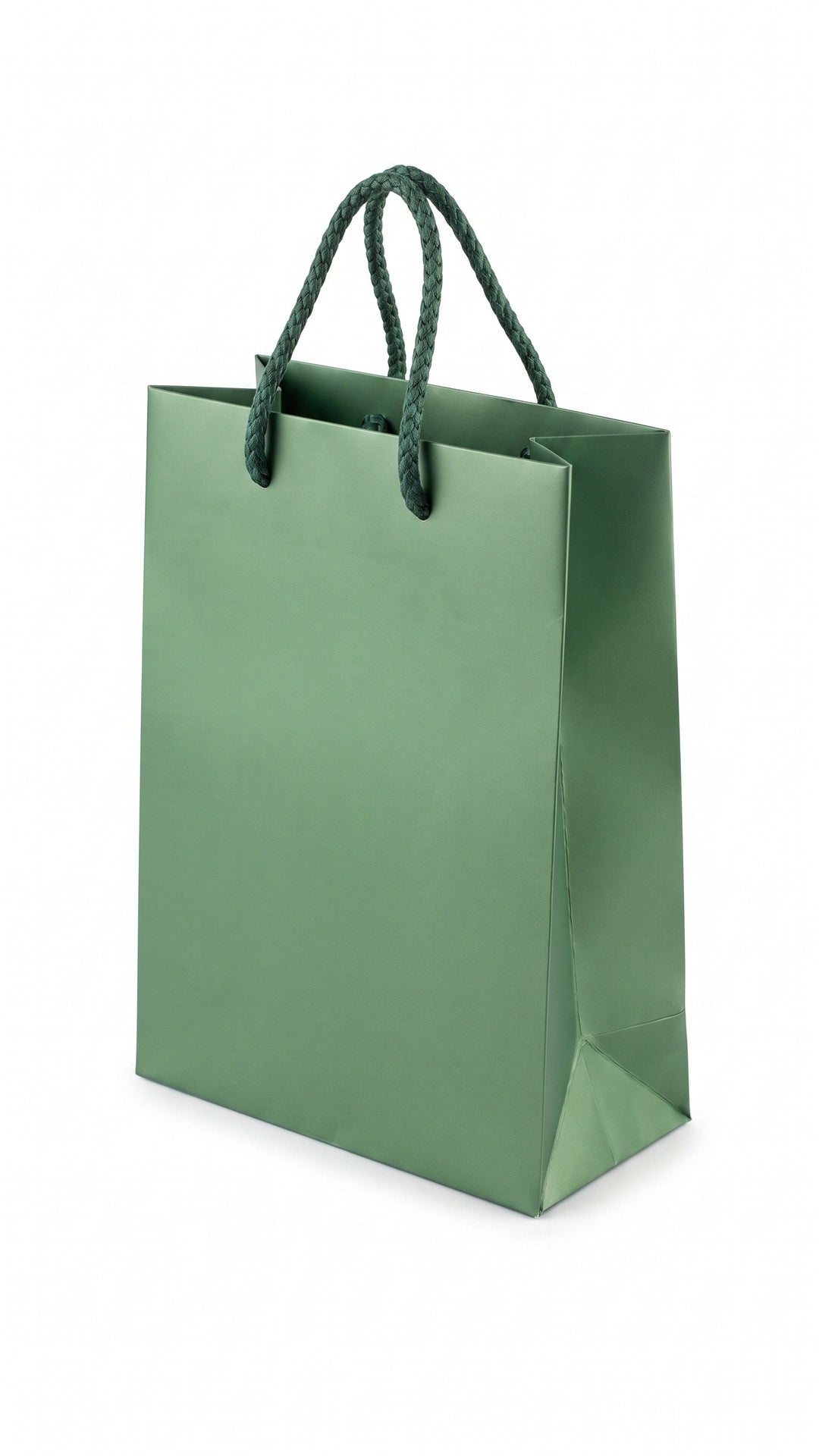 Bolsa De Regalo Mediana Verde Brilloso C/1