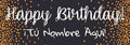 Banner HBD Negro Personalizable