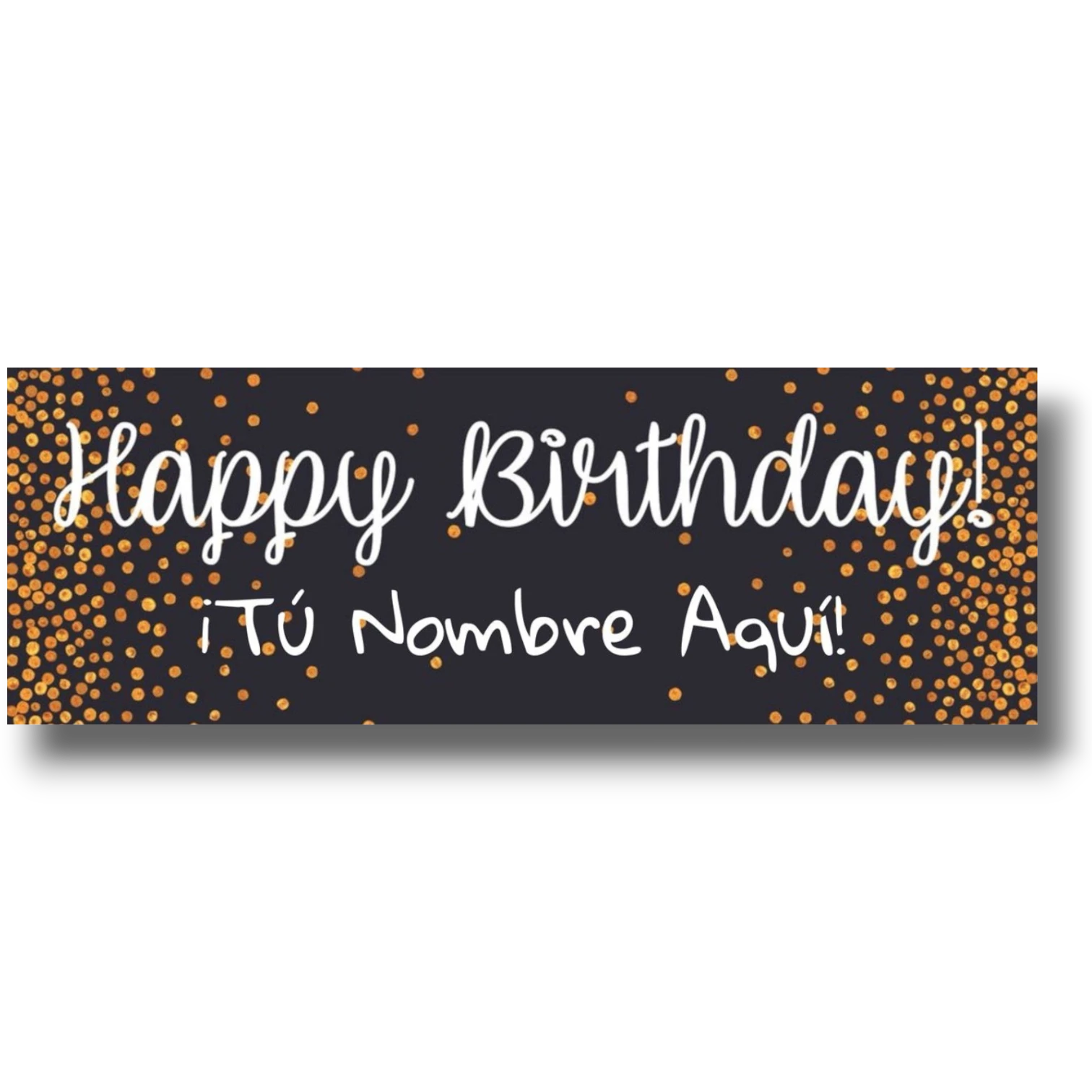 Customizable Black HBD Banner