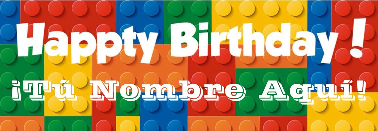 Banner HBD Bloques Personalizable