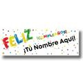 Personalized Happy Birthday Banner