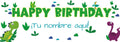 Banner HBD Dinos Personalizable