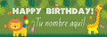 Customizable Happy Birthday Banner (Copy)