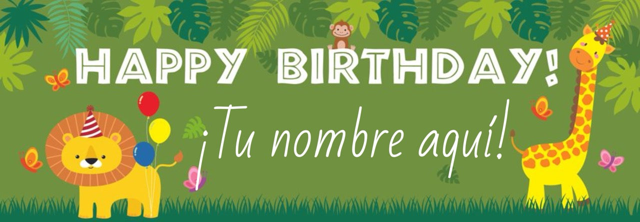 Customizable Happy Birthday Banner (Copy)