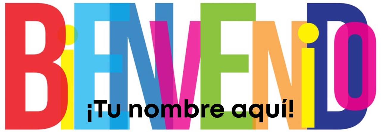 Banner Bienvenido Personalizable