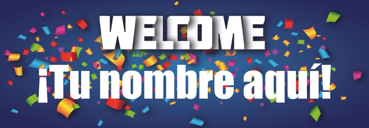 Banner Welcome Personalizable