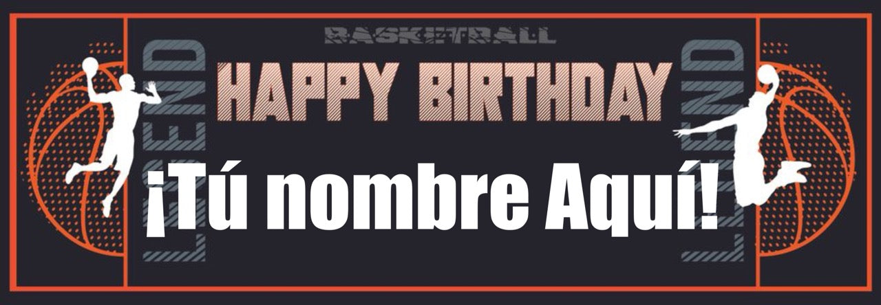 Customizable Happy Birthday Banner (Copy)