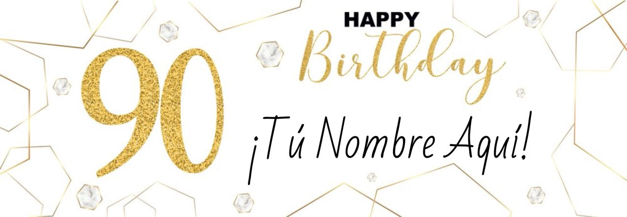 Banner HBD 90 Personalizable
