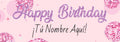 Banner Disco Birthday Personalizable