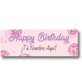 Customizable Disco Birthday Banner