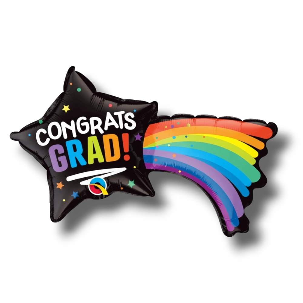 Balloon 14" Congrats Grad Shooting Star C/1