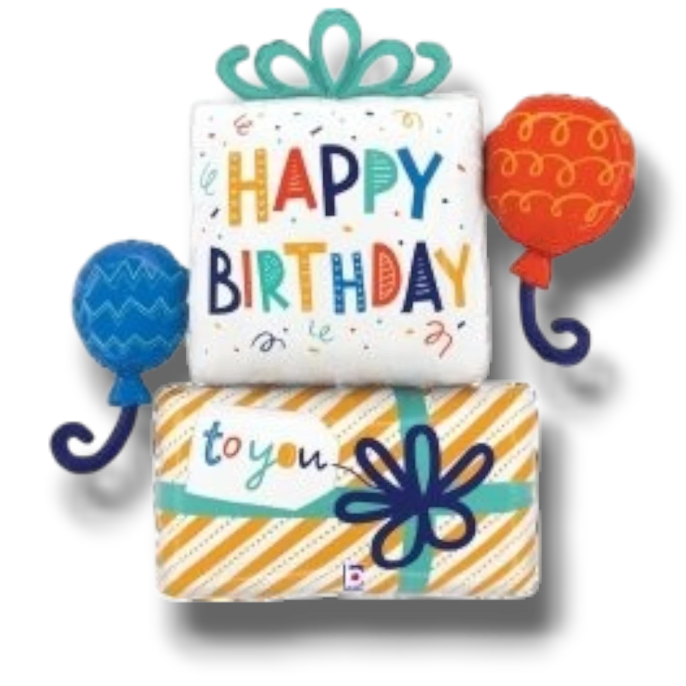 Globo 36" Regalos Happy Birthday C/1