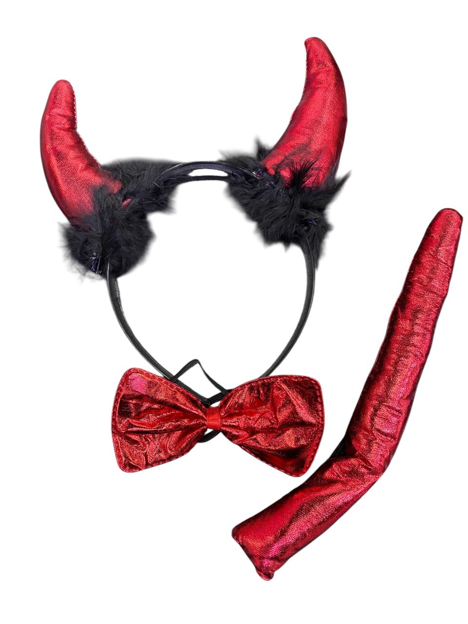 Diadema Diablo Con Peluche C/1
