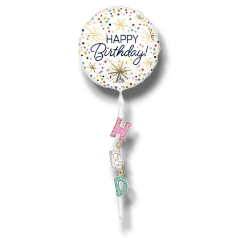 Globo 36" Sprinkle Birthday C/1