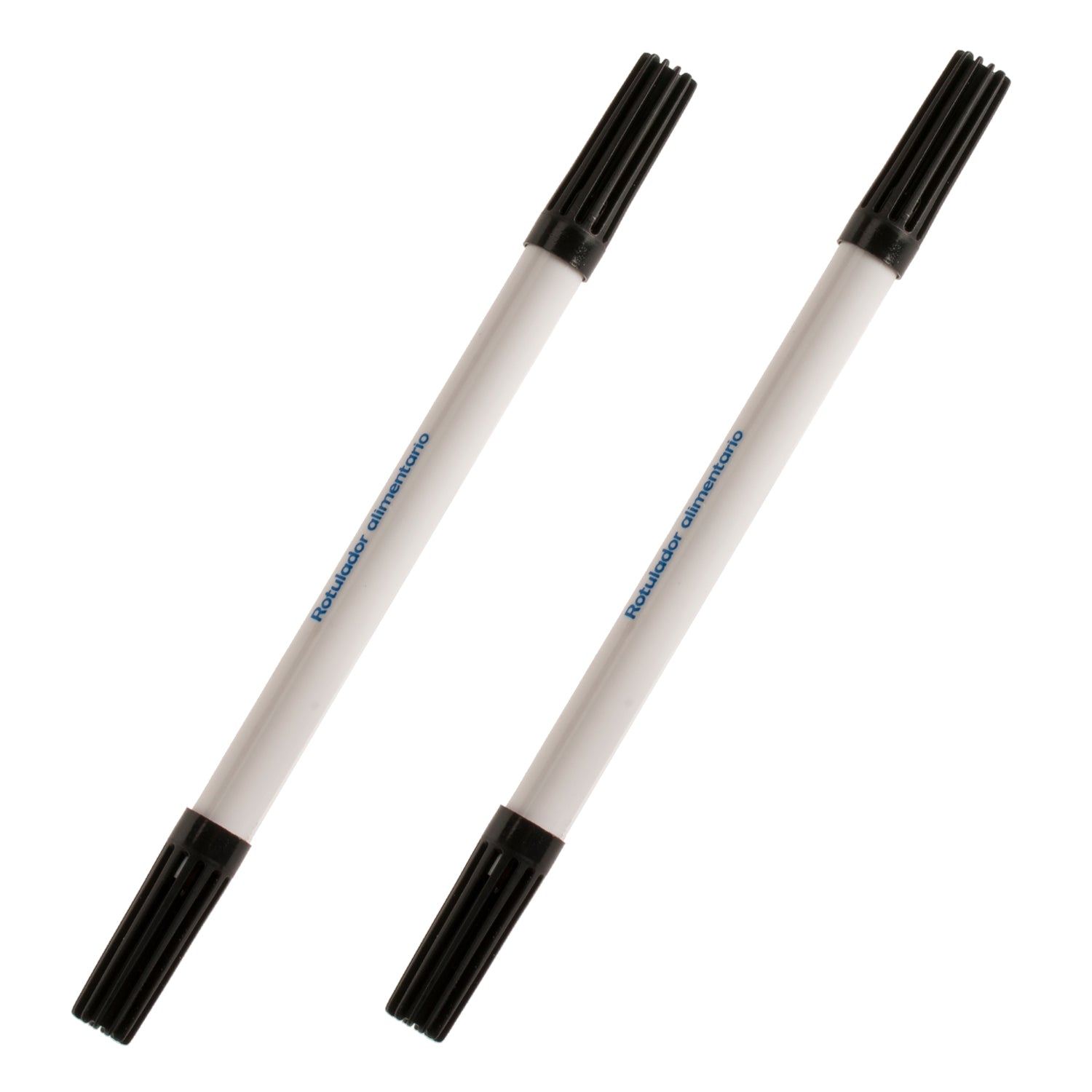 Marcador Comestible Para Pastel Doble Punta Negro C/2