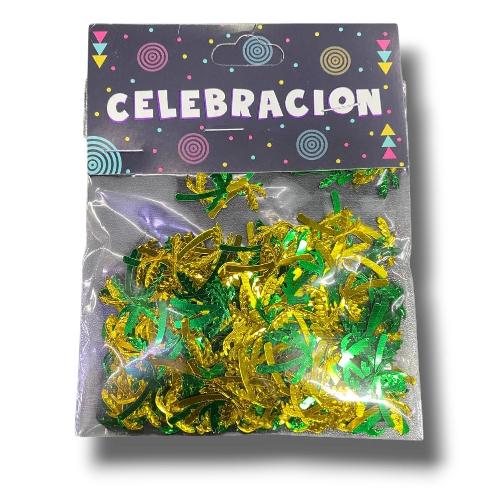 Metallic Confetti Palm Tree C/1