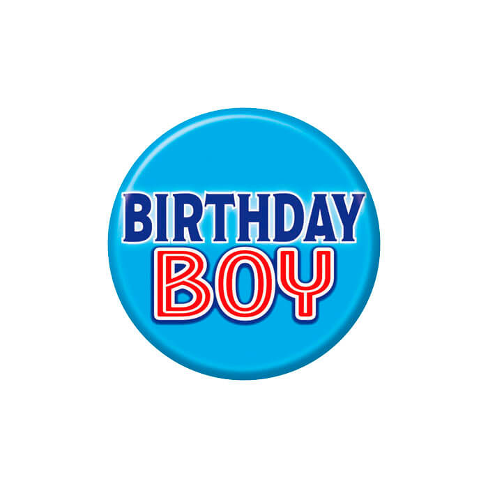Boton Birthday Boy C/1