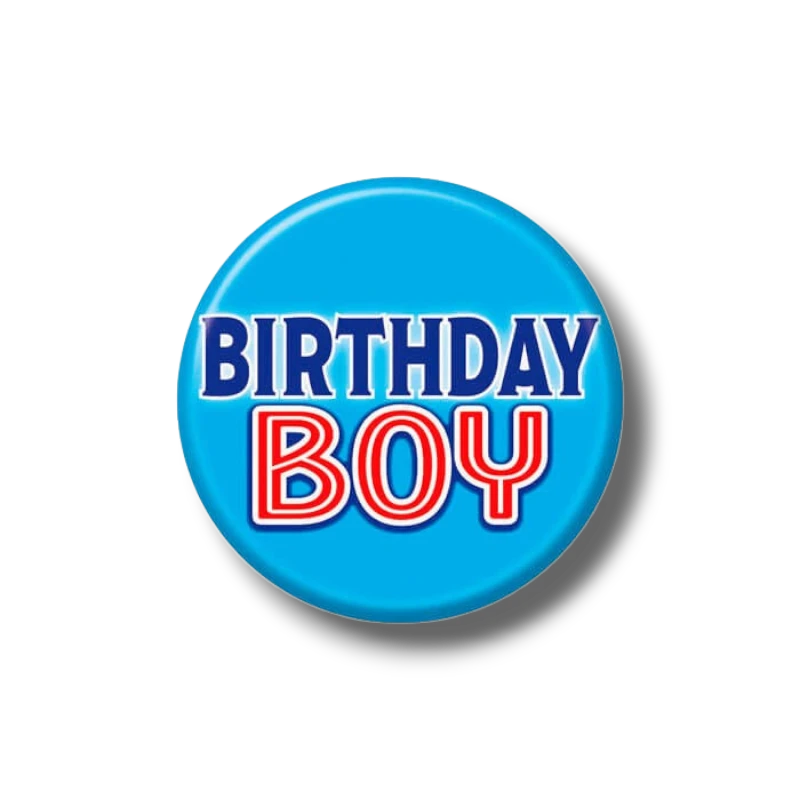 Boton Birthday Boy C/1
