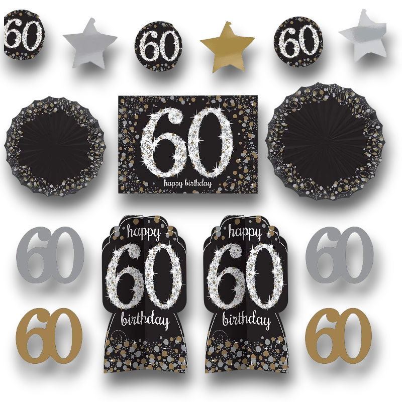 Room Decorating Kit 60th Birthday C/1