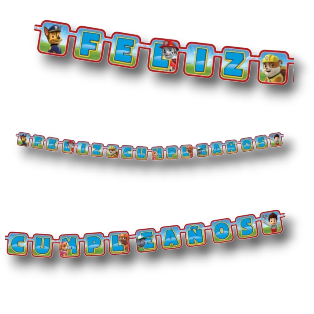 Paw Patrol Mobile Sign for Boys (1 per sign)