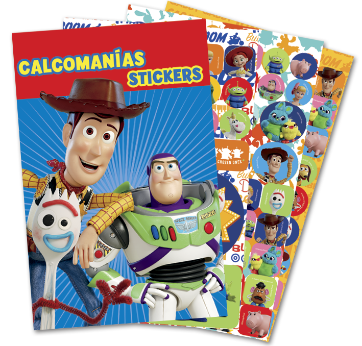 Block Stickers Calcomanias Toy Story C/1