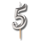 Silver Comic Candle Number 5 C/1