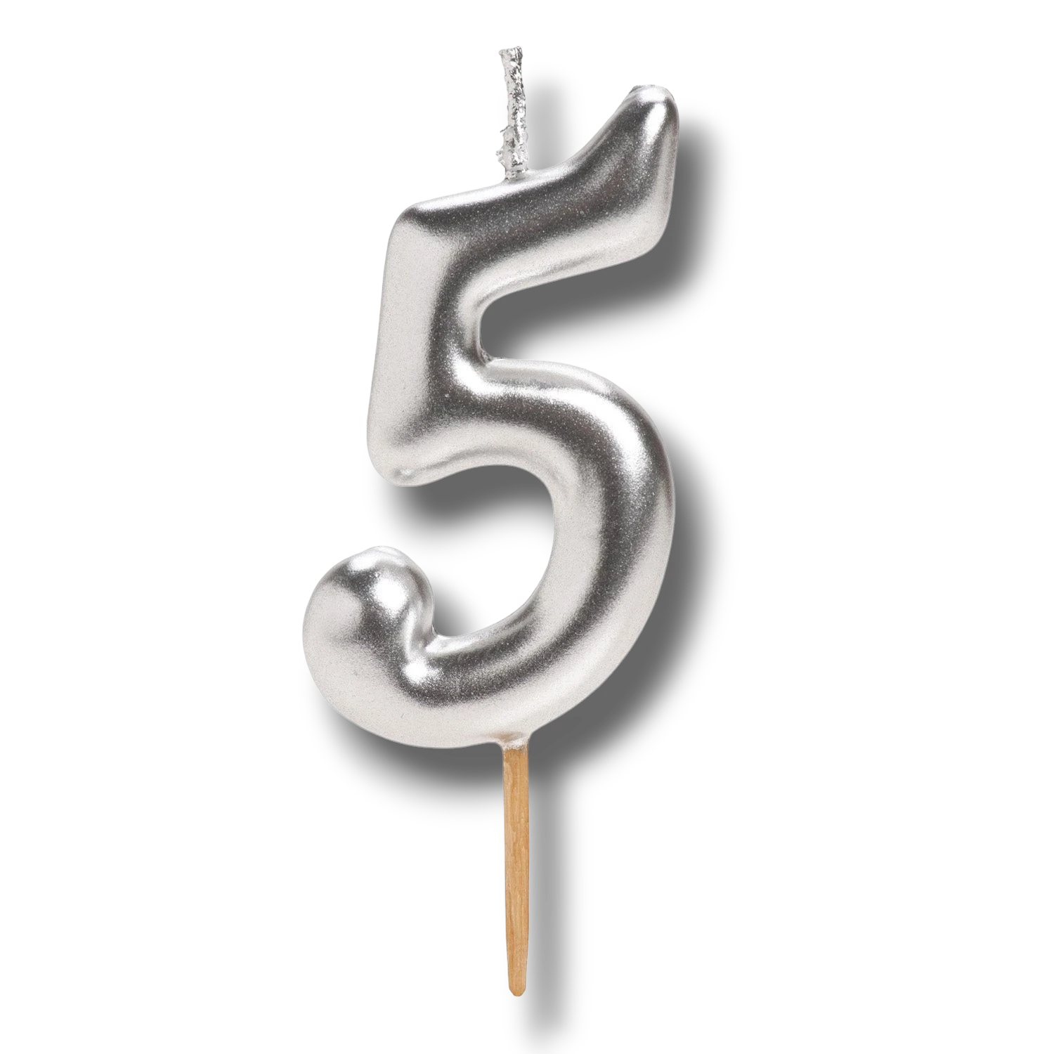 Silver Comic Candle Number 5 C/1